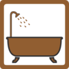 Bath Brown Clip Art