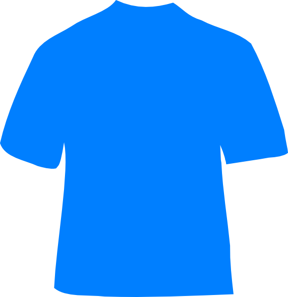 Download Blue T-shirt Clip Art at Clker.com - vector clip art online, royalty free & public domain