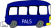 Blue Bus Pals Livery Clip Art