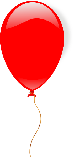 Red Ballon Clip Art at Clker.com - vector clip art online, royalty free ...