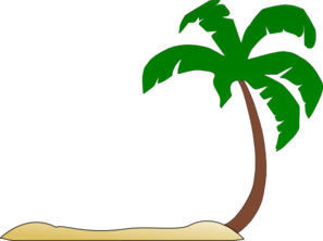 Beach Palm Tree Clip Art