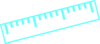 Aqua Ruler Clip Art
