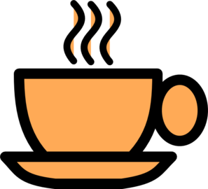 Orange Tea Cup Clip Art