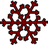 Brown Snowflake Clip Art