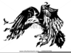 Clipart Of A Hawk In Flight Image