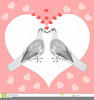 Clipart Two Turtle Doves Image