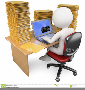 Work Office Clipart Image