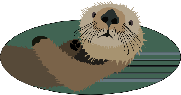 Sea Otter Clip Art at Clker.com - vector clip art online, royalty free