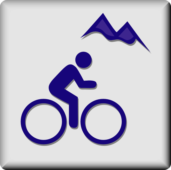 Hotel Icon Mountain Biking Clip Art at Clker.com - vector clip art