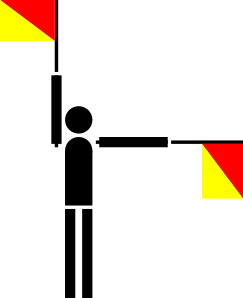 Naval Semaphore Flag J Clip Art