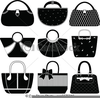 Women Handbag Clipart Image