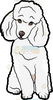 Cartoon Poodle Clipart Image