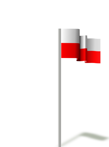 Michaelin Flag Poland Wind Clip Art at Clker.com - vector clip art