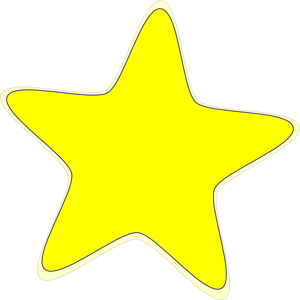 Download Yellow Star 2 Clip Art at Clker.com - vector clip art online, royalty free & public domain