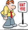 Waiting For Bus Clipart Image