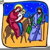 Baby In A Manger Clipart Image