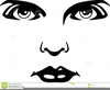 Clipart Of Eyes Nose And Mouth Image