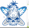 Free Skull Background Clipart Image