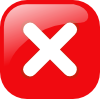 Square Error Warning Button Clip Art