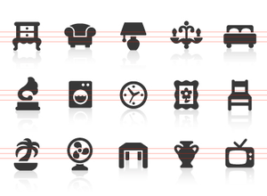 0075 Home Interior Icons Image