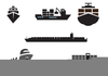 Silhouette Ship Clipart Image