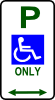 Disabled Parking Sign Clip Art