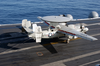 An E-2c Makes A Successful Assisted Landing On The Ship S Flight Deck Image