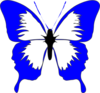 Blue Butterfly Clip Art