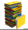 Stack Of Documents Clipart Image