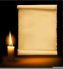 Candle Label Clipart Image