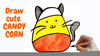 Halloween Candy Corn Clipart Image