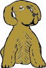 Dog Front View Clip Art