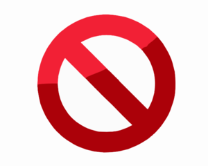 Do Not Symbol Clip Art