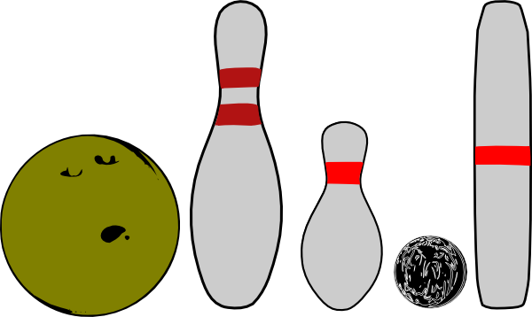Bowling Pins And Balls Clip Art at Clker.com - vector clip art online