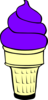 Purple Cone Clip Art