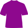 Purple T-shirt Clip Art