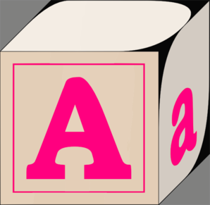 Pink Block Clip Art