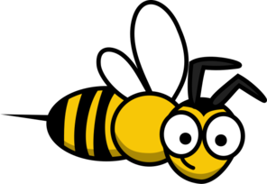 Happy Bumblebee 2 Clip Art