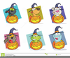 Halloween Cartoon Characters Clipart Image