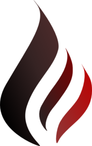 Black To Red Flame Clip Art