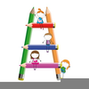 Climbing The Ladder Of Success Clipart Image