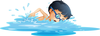 Swim Lesson Clipart Image