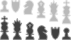 Chess Pieces Gallery Clip Art