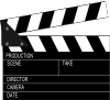 Movie Clapper Board Clip Art