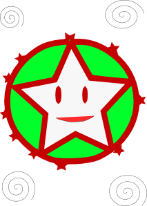 Smiling Star Clip Art