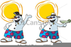 Frosty Snowman Clipart Image