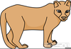 Clipart Of Cougar Image