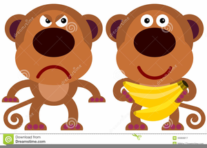 Free Clipart Bananas Monkey Image