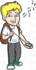 Person On The Phone Clipart Image