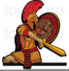 Cartoon Gladiator Clipart Image
